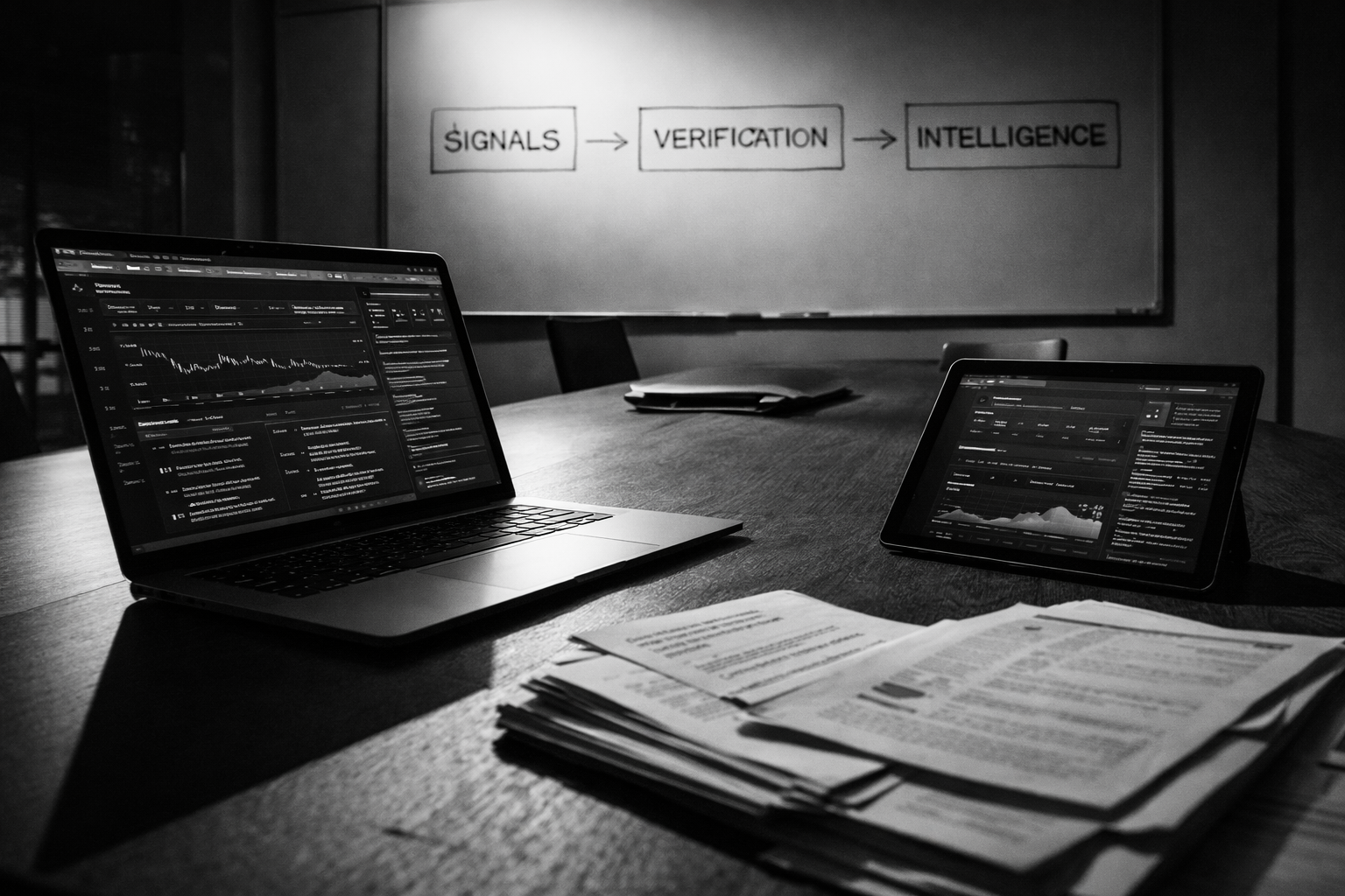 Intelligence workflow process with monitoring and reporting
